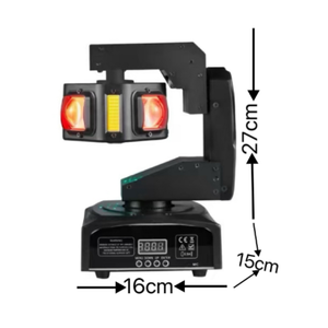 UNOXINE Mini <span class=keywords><strong>Alien</strong></span> Moving Head LED-Lichtleiste RGBW DMX512 IP20 für Party, Club, <span class=keywords><strong>Disco</strong></span> & Hotel - Product Image 4