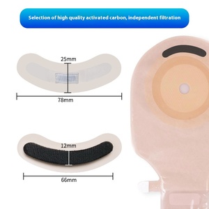 Fabricant professionnel Absorption des odeurs Sac <span class=keywords><strong>anti</strong></span>-ballonnements Sac Filtre pour fistule Comprimés de carbone Produits chimiques ménagers multi-usages - Product Image 3