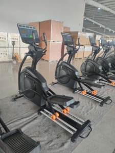 Machine <span class=keywords><strong>elliptique</strong></span> professionnelle avec écran LED, 20 niveaux de résistance magnétique, pour la salle de sport et la maison, entraînement cardio - Product Image 2