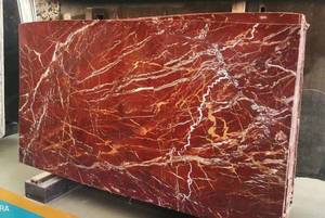 Design d'intérieur et décoration avec comptoirs en quartzite rouge poli de luxe, application intérieure de luxe, design graphique en marbre - Product Image 3