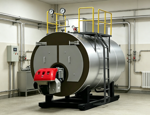 Chaudière industrielle à <span class=keywords><strong>condensation</strong></span> au gaz naturel et au diesel à faible pollution, <span class=keywords><strong>installation</strong></span> rapide, WNS8-1.25-Y.Q - Product Image 5