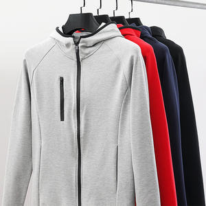 Logotipo personalizado 380gsm Canvas Windbreaker Thin Stand Collar Zip-Up Basic Casual Company Uniform Hood for Winter Front Logo Position - Product Image 2