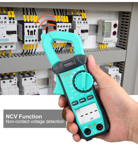 Mini multimètre à <span class=keywords><strong>pince</strong></span> numérique AC/DC <span class=keywords><strong>1000V</strong></span> avec fonction NCV et mesure de résistance - Product Image 4