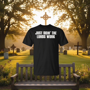 Camiseta Just Doin The Lords Work con diseño Faithful Chill Confident - Product Image 3
