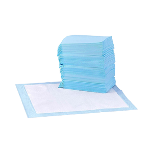 Pastiglie per pipì per cuccioli a prova di perdite a secco rapido Design di dimensioni regolari pacchetto 100 blu bianco per vasino - Product Image 1