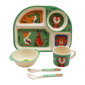 En gros Personnalisé Enfants Belle Fille Rose Articles Ménagers Bambou Boîte à Lunch Dîner Ensemble - Product Image 5