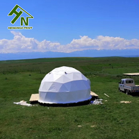Dômes de glamping de tente de dôme géodésique de cadre en acier de haute qualité à vendre