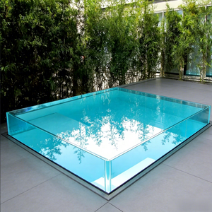 Vidrio Laminado Templado de Seguridad Transparente SGP Personalizado para Piscinas, Acuarios y Barandillas - Product Image 1