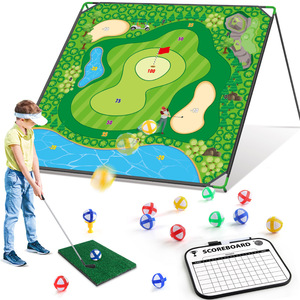 180 CM <b>Golf</b> Game Set Sport Toys Challenge Sticky Balls Outdoor Game <b>Golf</b> Chipping Games <b>Mat</b> for Kids Indoor Training Toys - Product Image 3
