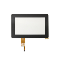 Tampilan Layar Sentuh Kapasitif Antarmuka I2C Multi Sentuh, Kustom 7 Inci G + G FT5446