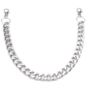 โซ่คาดเอวแบบชั้นเดียว โซ่โลหะหนา สไตล์ฮิปฮอป ทำจากโลหะผสมสังกะสี เหมาะสำหรับใส่กับกางเกงในชีวิตประจำวัน เป็นเครื่องประดับ - Product Image 5