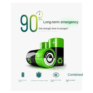 Siêu Sáng <span class=keywords><strong>LED</strong></span> Đôi Đầu Đèn Cho Thương Mại Nước Ngoài Cross-Biên Giới An Toàn Thoát Khẩn Cấp Sơ Tán Chiếu Sáng Cháy Khẩn Cấp Đèn - Product Image 4