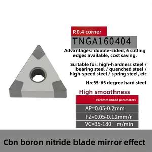 Zengying CBN kim cương chèn cứng thép đúc gia công sắt Cubic Boron Nitride Công cụ Cắt chèn cho công cụ turningtn1604 - Product Image 2