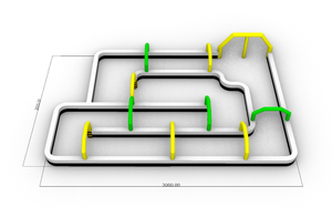 Sân chơi ngoài trời Alliance, đường đua xe tốc độ lớn, xe <span class=keywords><strong>Zorb</strong></span> bơm hơi, đường đua xe Go Kart ngoài trời, xe điện đụng giảm giá - Product Image 4