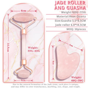 <span class=keywords><strong>Rodillo</strong></span> Facial y Gua Sha <span class=keywords><strong>de</strong></span> <span class=keywords><strong>Cuarzo</strong></span> <span class=keywords><strong>Rosa</strong></span> Natural <span class=keywords><strong>de</strong></span> Alta Calidad, Herramienta <span class=keywords><strong>de</strong></span> Masaje Facial con Contorno Impecable para Belleza - Product Image 3