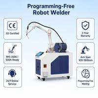 Machine de soudage robotisée sans programmation, à apprendre par déplacement, pour la construction navale et le traitement de la tôle d'aluminium