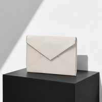 Pochette de Soirée en Cuir PU Personnalisable avec Logo, Style Enveloppe, pour Maquillage, Pinceaux, Cartes et Cosmétiques – Sac à Main Femme