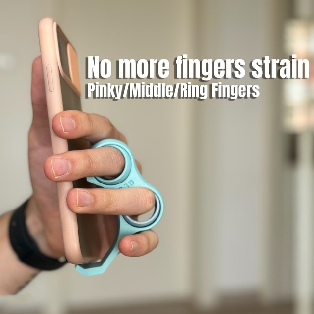 Cross-border Multi-functional Ergonomic PLA Phone Grip Stress-relief All-in-one