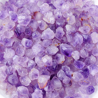 Points d'améthyste naturelle en gros, pierres de cristal brutes en vrac pour diffuseur d'huiles essentielles, aromathérapie, décoration d'aquarium