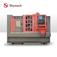 Mesin Bubut CNC Flat Bed Bore Besar CK6140 untuk Pemrosesan Batang, Pipa, dan Bahan Batangan yang Efisien di Bengkel Teknik Umum