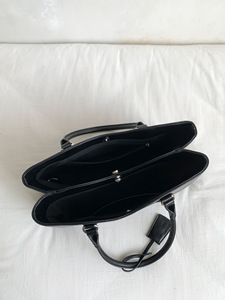 Large-capacity Women's National Style Durable PU Material Shoulder <b>Bag</b> Black Handbag Versatile Practical Tote <b>Bag</b> Elegant Design - Product Image 4