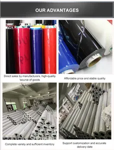 Environmentally Friendly Color Transparent TPU Film Multi Colored Polyurethane Film Roll For Bag And Clothes
