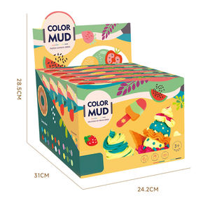 Kit de Plastilina para Hacer Helados, 4 Colores con Moldes, Arcilla Sensorial No Tóxica y Herramientas para Manualidades para Niños de 3+ Años - Product Image 6