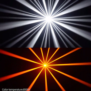 Nhà Máy Giá mini 380W Sharpy chùm ánh sáng sân khấu 600W chùm ánh sáng di chuyển đầu ánh sáng + Led RGB vòng tròn - Product Image 2