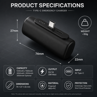 Batterie externe ultra-compacte et légère pour une utilisation nomade