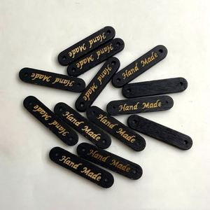 Letreros de Madera Ovalados Largos Hechos a Mano, Personalizados con Grabado Láser, Accesorios Creativos DIY, 50 Piezas por Paquete - Product Image 3