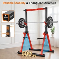 Barre de traction pliable Wellshow Sport, tour de musculation autoportante à hauteur réglable, station de dips