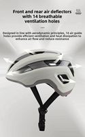 Casque de vélo décontracté d'été, casque de cyclisme moulé intégré à trois modes, casque de vélo de route et de VTT pour hommes et femmes