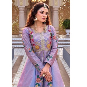 ชุดเดรส Anarkali คุณภาพพรีเมียมสำหรับผู้หญิง ประดับตกแต่งอย่างสวยงาม เหมาะสำหรับงานแต่งงาน งานเฉลิมฉลอง และโอกาสพิเศษ มีจำหน่ายในราคาที่เข้าถึงได้ - Product Image 1