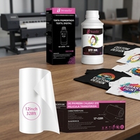 Tinta DTF Putih Anti-Sumbat Btransfer 500ml Isi Ulang Pigmen Tekstil dengan Film Transfer DTF 13 Inch Cocok untuk Printer DTF A3
