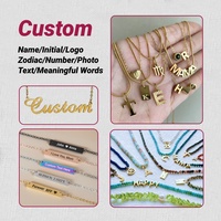 Venta al por mayor de moda colgante encanto hipoalergénico impermeable no deslustre 18K chapado en oro joyería collar de acero inoxidable para las mujeres