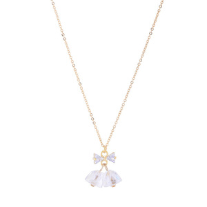 Collar de Plata de Ley S925 con Forma de Corazón y Lazo, con Circonita, Diseño Japonés de Alta Gama, Lujoso, Dulce y Femenino - Product Image 5