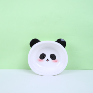 Juego de comedor de dibujos animados de Panda para niños, cuchara y cuenco de <span class=keywords><strong>melamina</strong></span>, cubiertos y platos para bebés, <span class=keywords><strong>vajilla</strong></span> para niños - Product Image 6
