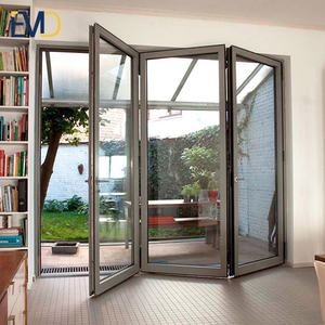 Fabricant de systèmes de portes patio pliantes extérieures à double vitrage de haute qualité pour villas - Product Image 6