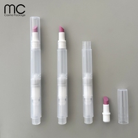 C201 + B42 vente en gros 2ml 3ml vide cosmétique clic presse stylo en plastique avec tête de Quartz gommages pierre pour ongles cuticule huile Gel vernis