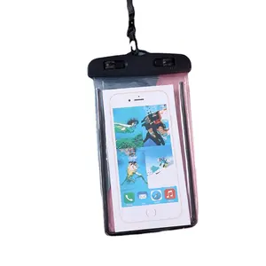 批发PVC透明室外沙滩袋手机防水手机袋