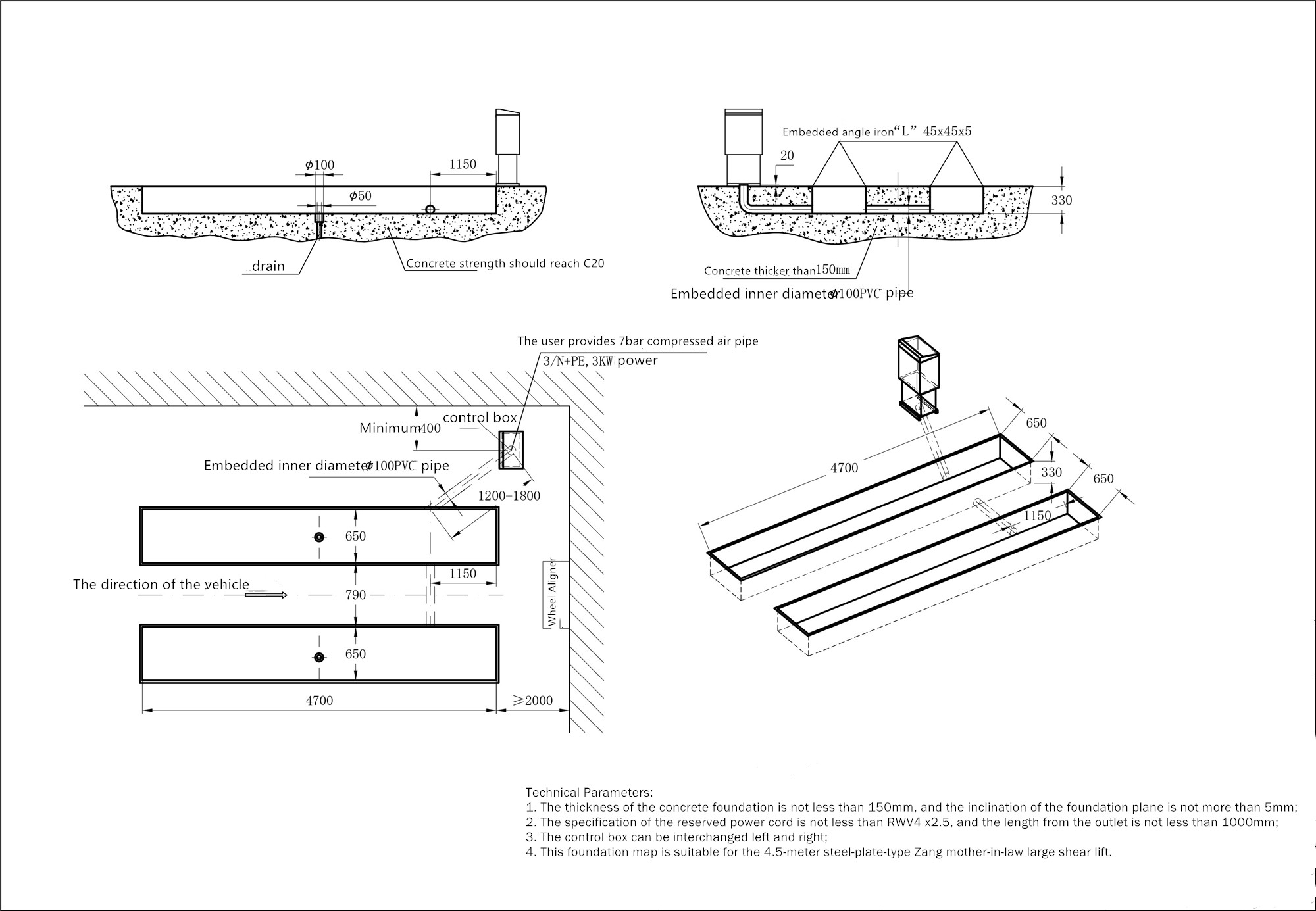 Cầu nâng cắt kéo LAUNCH TLT840WA