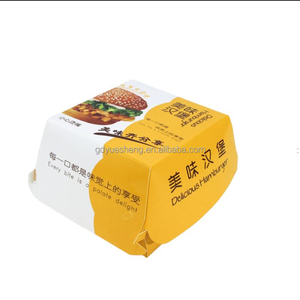 Boîte de burger fast-food en papier kraft personnalisée jetable avec revêtement aqueux logo personnalisé écologique et options de taille - Product Image 6