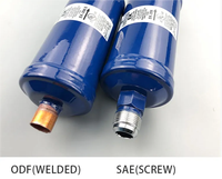 Nouveau Sécheur de filtre frigorifique à gaz pour pièces de réfrigérateur, construction métallique, compatible R134a/R600A, garantie 1 an