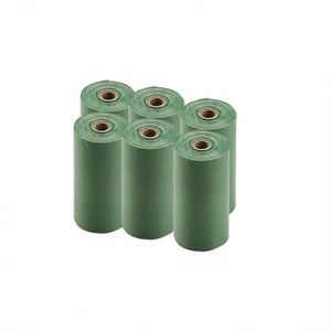 Sacs à crottes de chien en plastique écologiques avec logo personnalisé, compostables, jetables, parfumés - Product Image 4