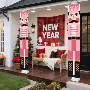 Meilleures ventes 2025 : Ensemble de protection de Noël en polyester imperméable, motif Casse-Noisette et Ballet, symbole des fêtes de Noël - Product Image 5