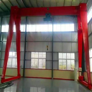 Heavy Duty Single Beam Hoist <b>Gantry</b> <b>Crane</b> 8 Ton Capacity for Industrial Seaside Use Featuring Core Bearing Gearbox Gear - Product Image 2