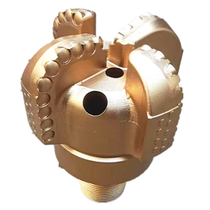 HHWW 4 "6" 8 "pièces de machines minières haute qualité air Flush PDC Drag Bit - Product Image 1