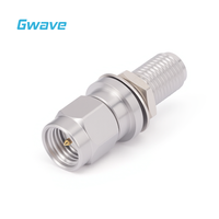Adaptateur SMA mâle vers SMA femelle haute fréquence 27 GHz, RF, en acier inoxydable, ondes millimétriques, VSWR <1.15, impédance 50 Ohm, pour test en laboratoire