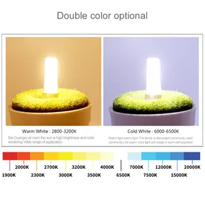 10 Bombillas LED COB G4 G9 E14 de Cristal, Regulables, AC/DC 12V-220V 6W-9W, Ángulo de Haz de 360°, Blanco Cálido, Repuesto para Lámparas de Araña - Product Image 3