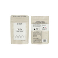 Sachet debout imprimé personnalisé 100g 250g 500g Craquelins aux graines de lin Sacs d'emballage alimentaire à fermeture éclair anti-odeur